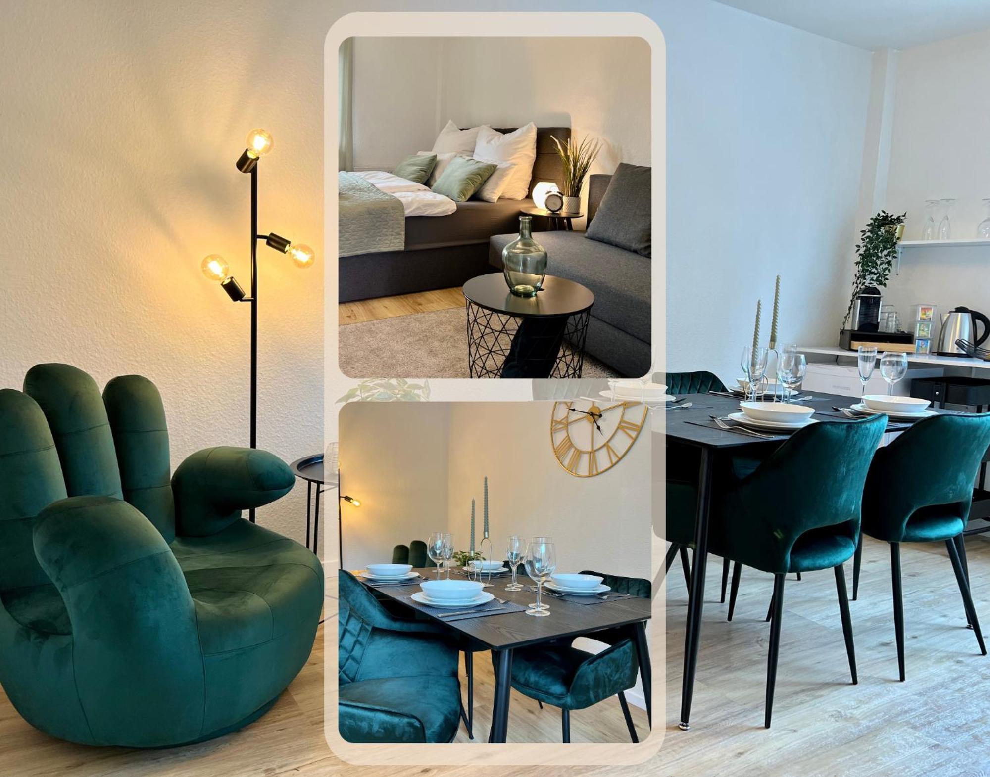 Design Apartment Mit Balkon - Kueche - Netflix Есен Екстериор снимка